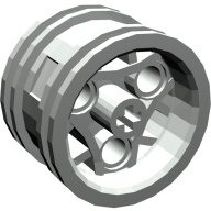 Lego kolečko (kolo, ráfek) průměr 30,4 mm, světle šedá (4184287)